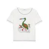 Bode Embroidered Heron T-shirt In White