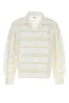 Bode White Poplin Shirt