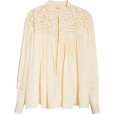 BODE BODE THREADWORK TIPPET BLOUSE