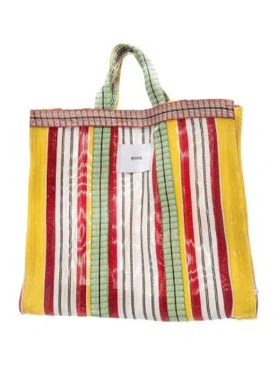 Pre-owned Bode Tote In Multicolor
