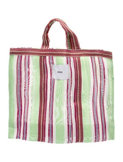 Pre-owned Bode Tote In Multicolor