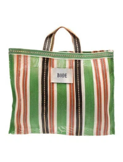 Pre-owned Bode Tote In Neutrals