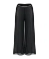 Bode Transparent Casual Pants In Black