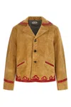 Bode Brown Regular Fit Jacket In Gold