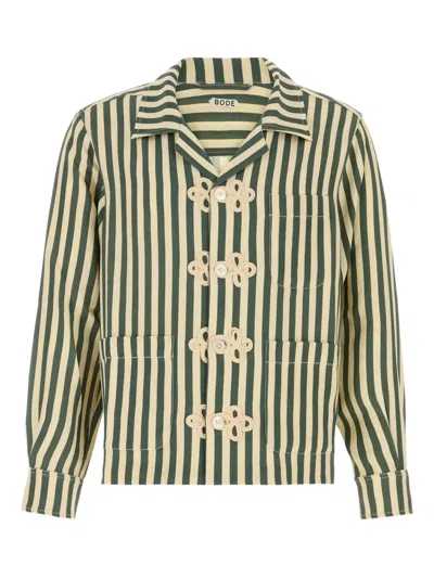 BODE TRILLIUM SILK SHIRT