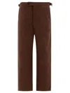 Bode Men's Trousers In Brown