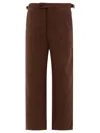 Bode Men's Trousers In Brown
