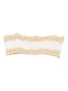 Bode Trousseau Lace Bra In Neutral