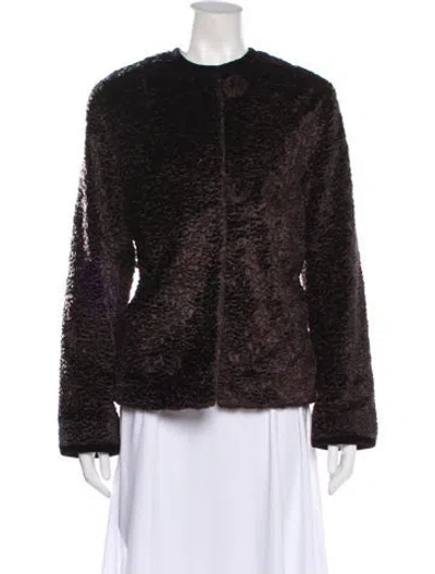 Pre-owned Bode Tweed Pattern Evening Jacket In Brown