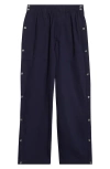 Bode Twill Tear Away Track Pants In Black