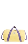 Bode Two-tone Canvas Gym Bag In Yellow