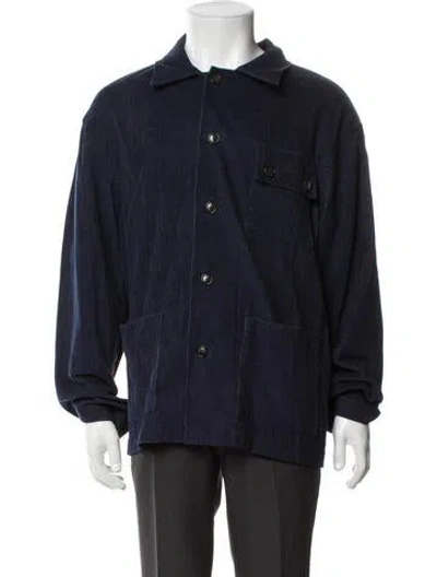 Pre-owned Bode Utility Jacket In Blue