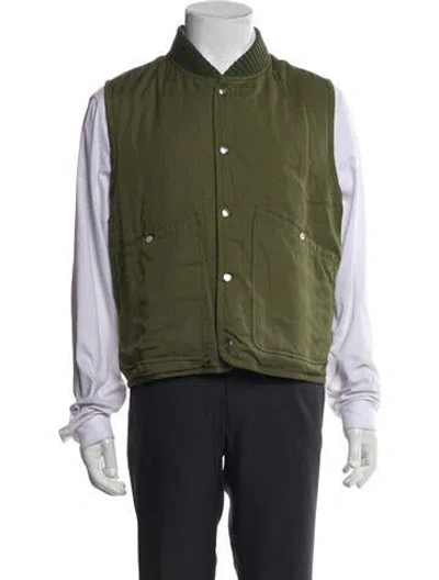 Pre-owned Bode Vest In Green