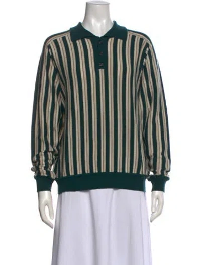Pre-owned Bode Virgin Wool Striped Sweater In Multi