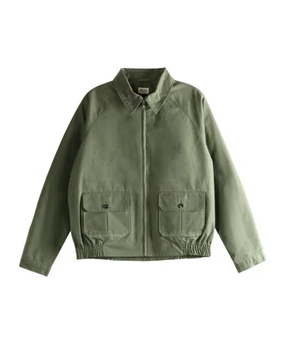Bode Waxed Coach's Jacket - Light Green