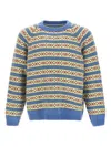 Bode Wedgewood Striped-pattern Sweater In Multi