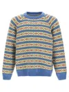 Bode Wedgewood Striped-pattern Sweater In Multi