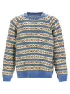 Bode Wedgewood Striped-pattern Sweater In Multi