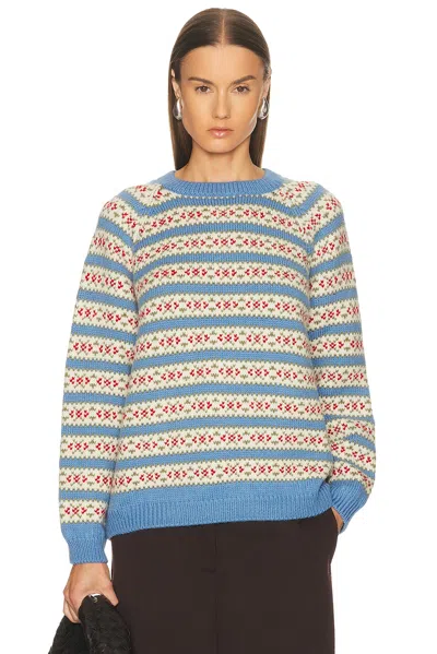 Bode Wedgewood Sweater In Multi