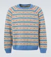 Bode Wedgewood Striped-pattern Sweater In Multi