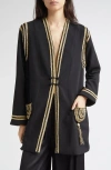 Bode Weedy Crochet Jacket