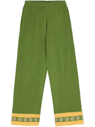 Bode Green Wellfleet Straight-leg Trousers