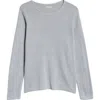 Bode Weymouth Cotton & Linen Rib Sweater In Grey