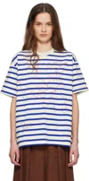 Bode Tshirt In Blmlt Blue Multi