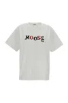 Bode White Graphic Crew Neck T-shirt In White