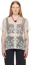 Bode White Ivy Shirt In White White