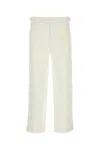 Bode Men White Linen Salt Pant In White