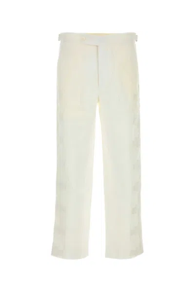 BODE WHITE LINEN PANT