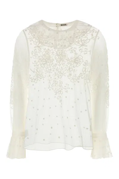 Bode Thom Browne Rwb Pocket T-shirt In White