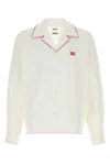 Bode White Regular Solid Shirt In White