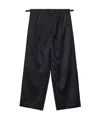 Bode Wide-leg Casual Pants In Black