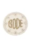 Bode Willow Embellished Brooch In Gold