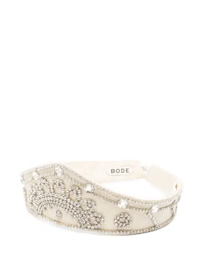 Bode Willow Embellished Crown In Silver