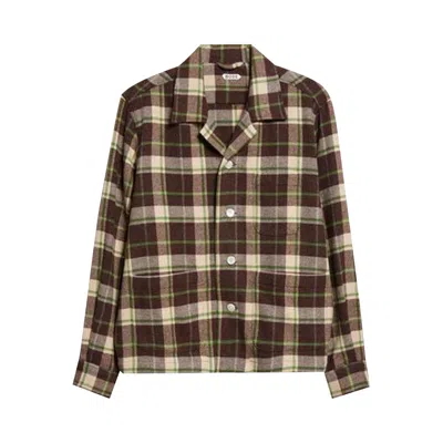 Pre-owned Bode Woodcrest Overshirt 'overshirts' | Tan | Men's Size M In Brown