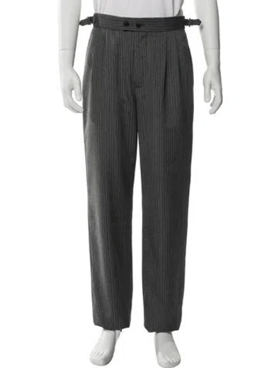Pre-owned Bode Wool Dress Pants W/ Tags In Gray