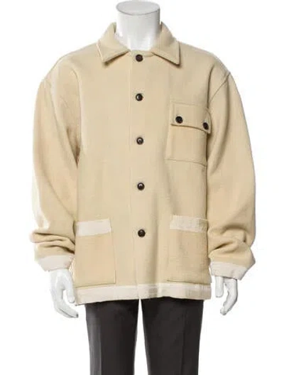 Pre-owned Bode Wool Jacket In Yellow