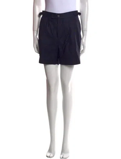 Pre-owned Bode Wool Mini Shorts In Blue