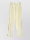 Bode Wool Pant With Lace Trim And Side Pockets