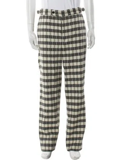 Pre-owned Bode Wool Pants In Neutral