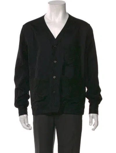 Pre-owned Bode Wool Patterned Shirt In Black