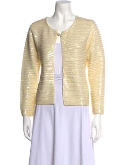 Pre-owned Bode Wool Patterned Sweater W/ Tags In Neutrals/yellow