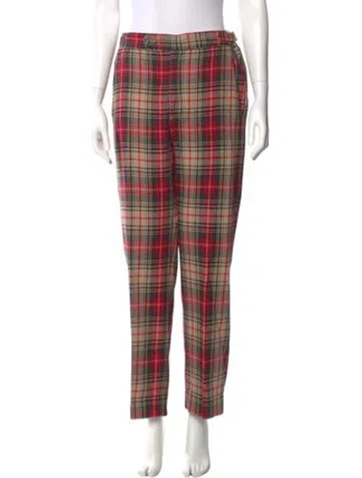 Pre-owned Bode Wool Straight Leg Pants In Multi