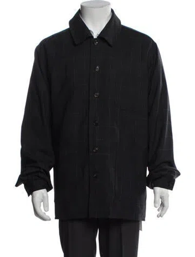 Pre-owned Bode Wool Utility Jacket In Blue