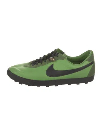 Pre-owned Bode X Nike Leather Athletic Sneakers In Green