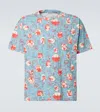 Bode Yearbook Boxy Cotton T-shirt In Blue
