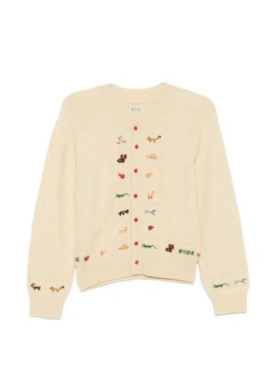 Bode Zoologist Cardigan In Multi
